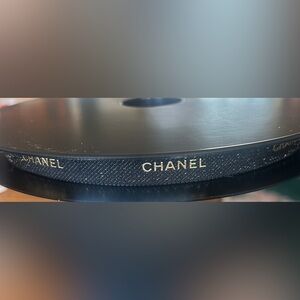 CHANEL Black and Gold Ribbon